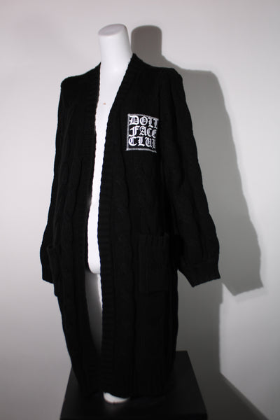 Black Knitted Cardi