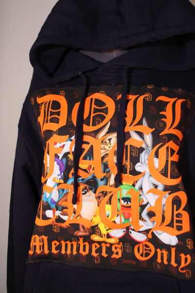 Looney Toons Hoodie Navy Blue