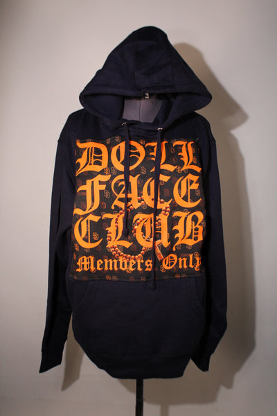 Rosary Hoodie Navy Blue