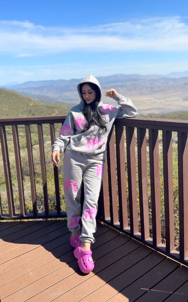 Hot Pink Drip 2 Piece