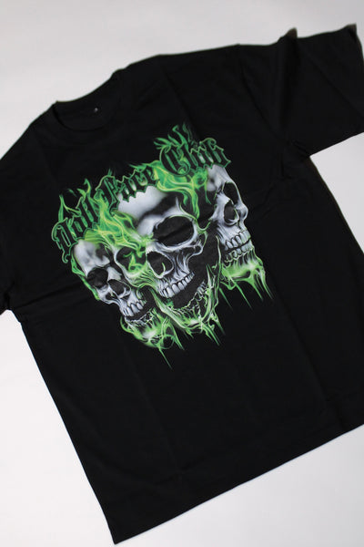 3 Face Neon Green Tee