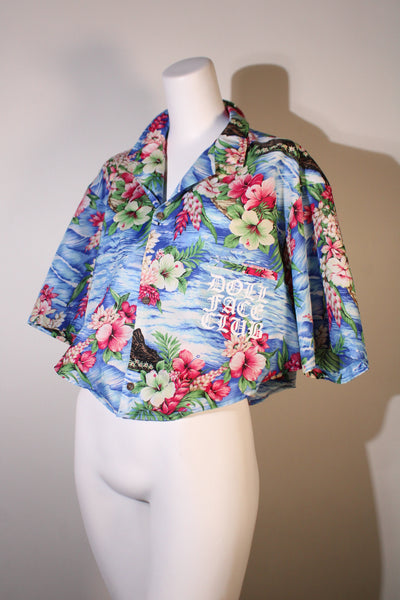 Fuchsia Hibiscus Crop
