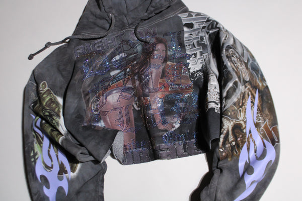 Y2K Hoodie Crop