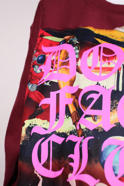 1960s Aliens Burgundy Crew