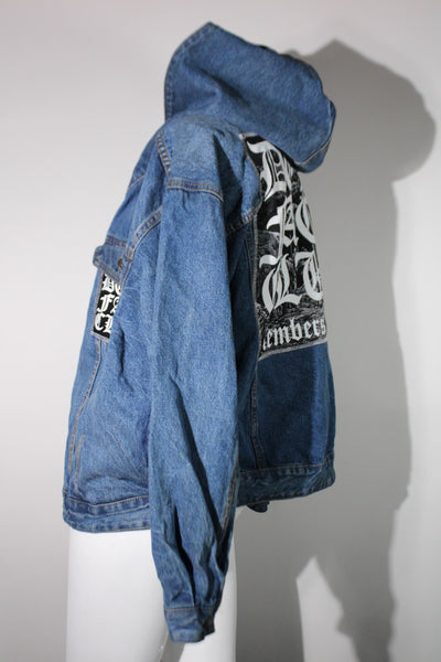 Hooded Jean Jacket