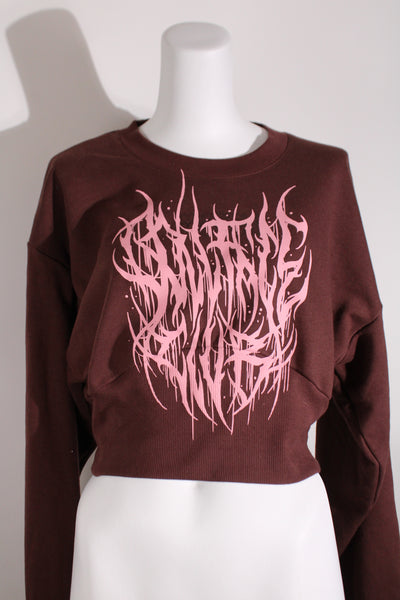 Brown & Pink Crop