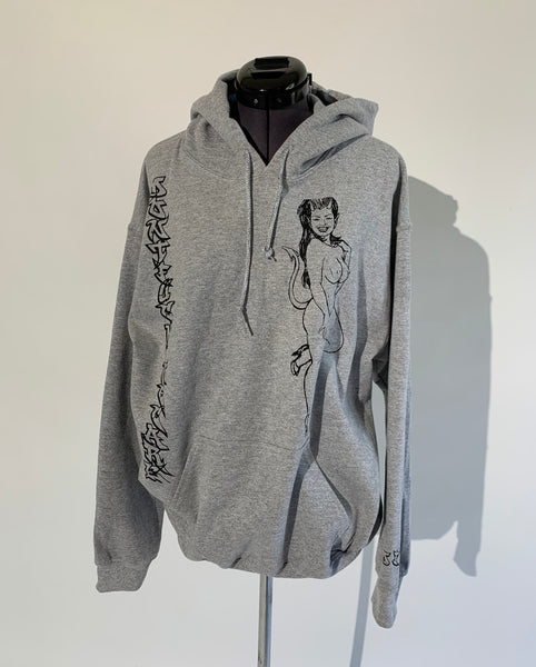 Don’t Care Hoodie Grey Pre Order