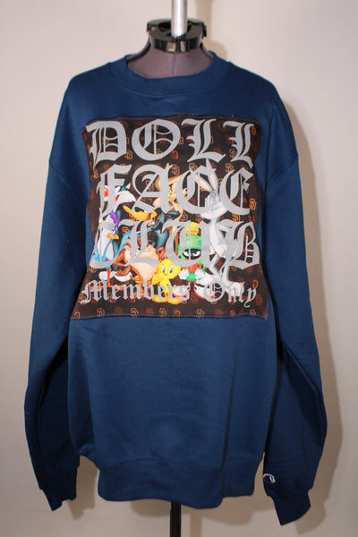 Looney Toons Blue & Gray Crew