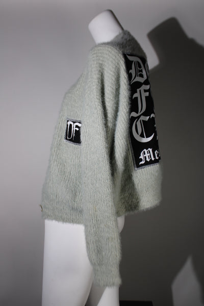 Fuzzy Mint Cardigan
