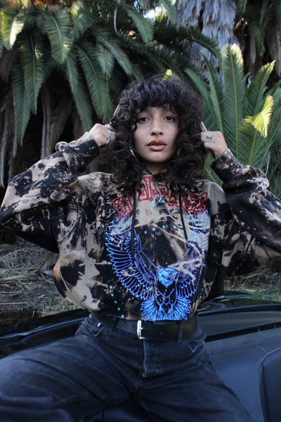Hand-Tied Hoodie