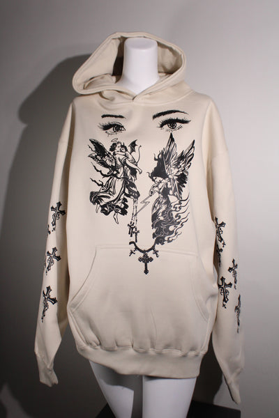 Cream Hoodie