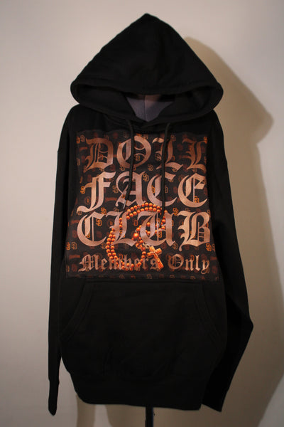 Rosary Hoodie Black