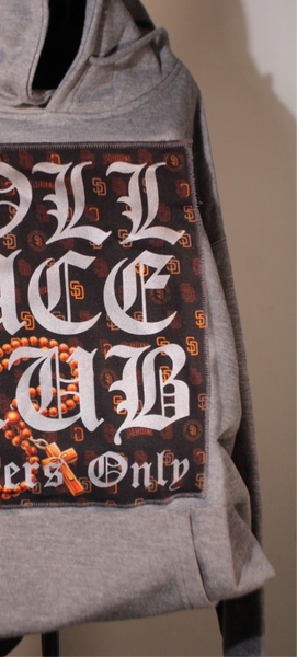Rosary Silver Hoodie