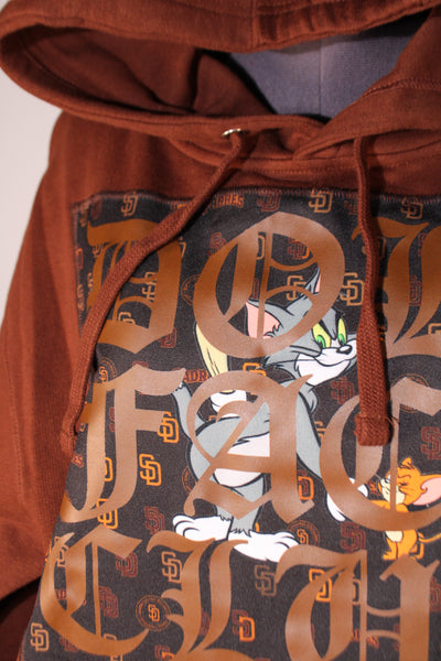 Tom & Jerry Hoodie Brown