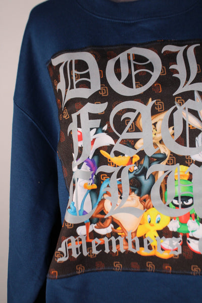 Looney Toons Blue & Gray Crew
