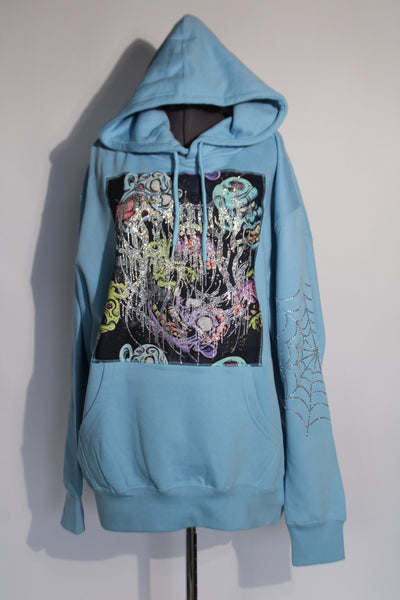 Zombie Hoodie Rhinestone
