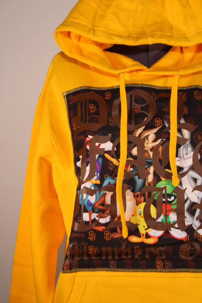 Looney Toons Gold & Brown Hoodie