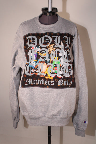 Looney Toons Gray Crew