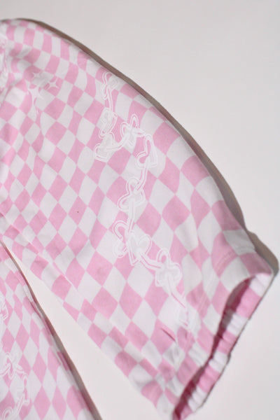 Pink Checkered Sweats