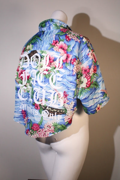 Fuchsia Hibiscus Crop