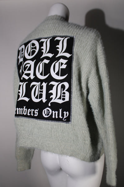 Fuzzy Mint Cardigan