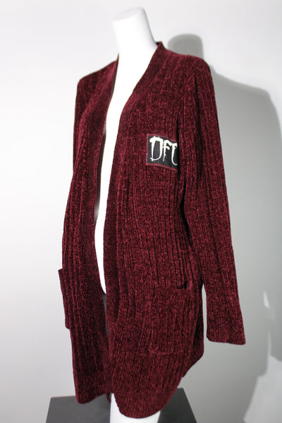 Burgundy Cardigan