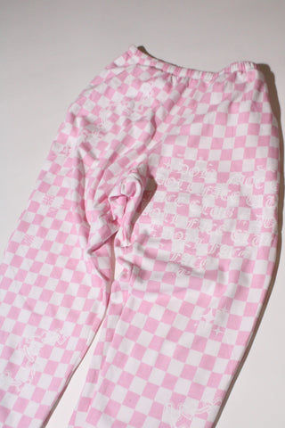 Pink Checkered Sweats