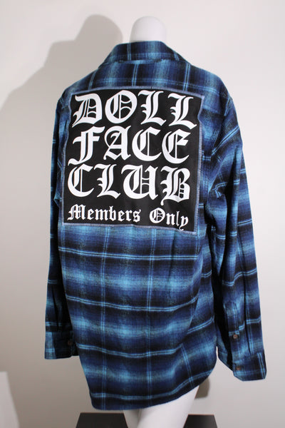 Bright Blues Flannel