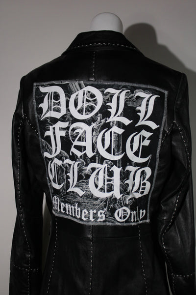 Classic Leather Coat