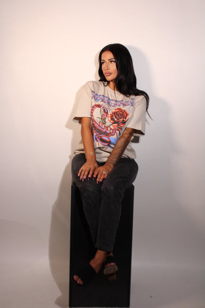 Oversized Cream Tee