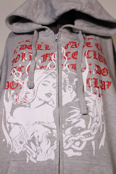 Cupid Dime Ash Grey Zip