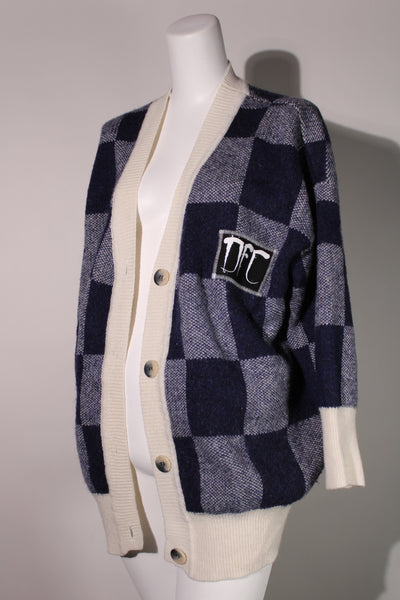 Checkered Cardigan