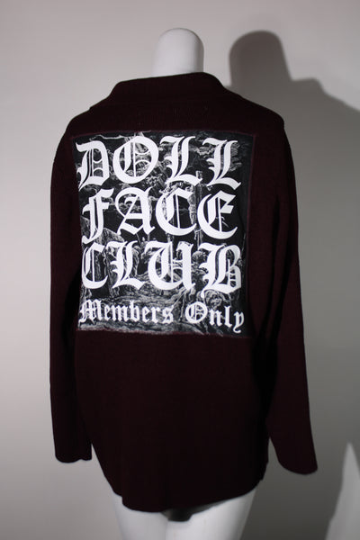 Burgundy Cardi