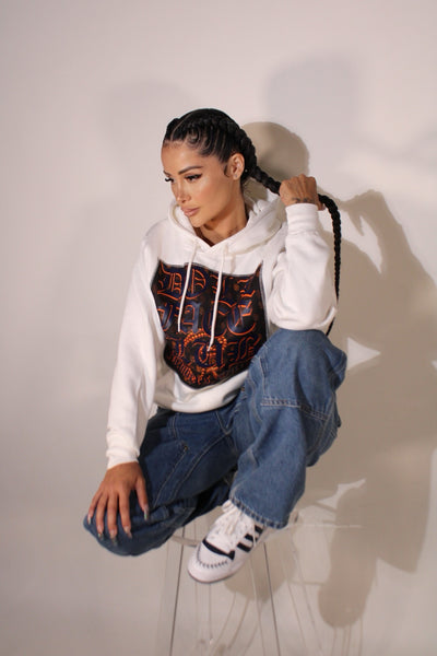 Rosary Hoodie White