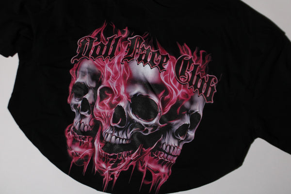 3 Face Neon Pink Tee