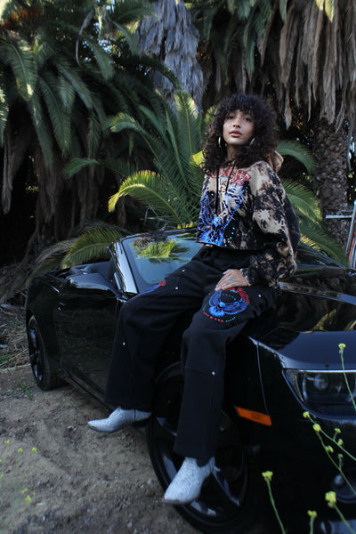 Hand-Tied Hoodie