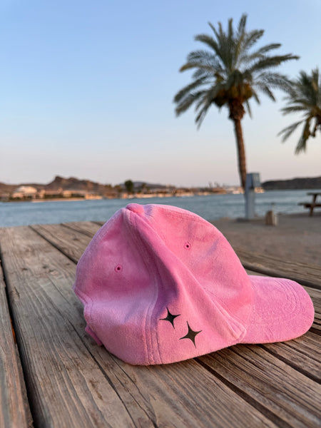 Pink Teddy Towel Hat