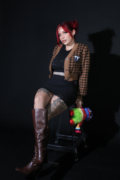Houndstooth Cardigan