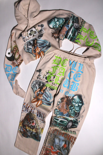 Y2K Crop 2 Piece
