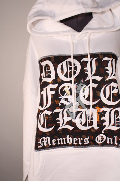 Tom & Jerry White Hoodie