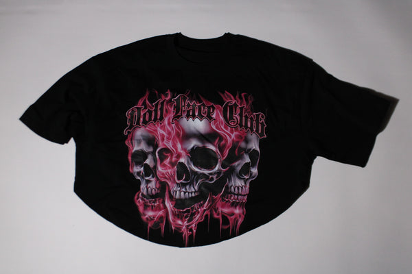 3 Face Neon Pink Tee