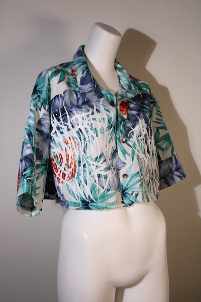 Teal Dreams Crop