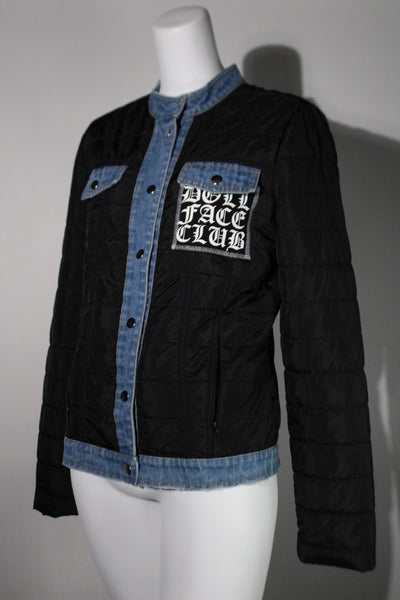 Jean Collared Button Up
