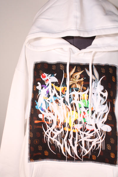 Looney Toons Hoodie White