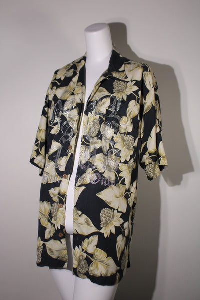 Rhinestone Black & Yellow