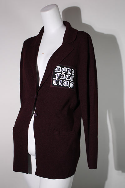 Burgundy Cardi