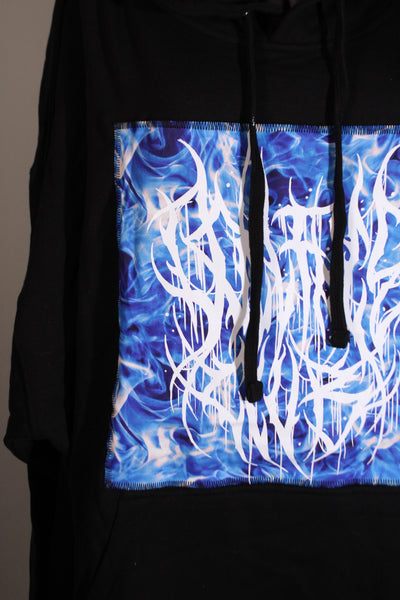 Blue Fire Hoodie