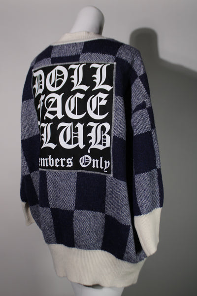 Checkered Cardigan