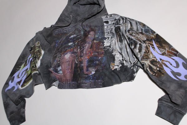 Y2K Hoodie Crop