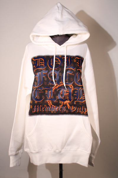 Rosary Hoodie White